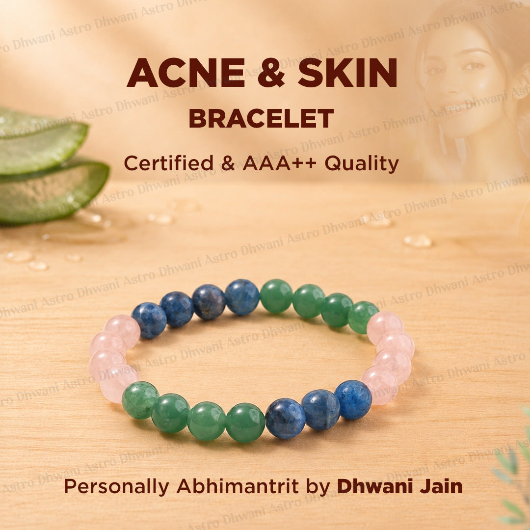 Acne & Skin Bracelet - Abhimantrit & Certified