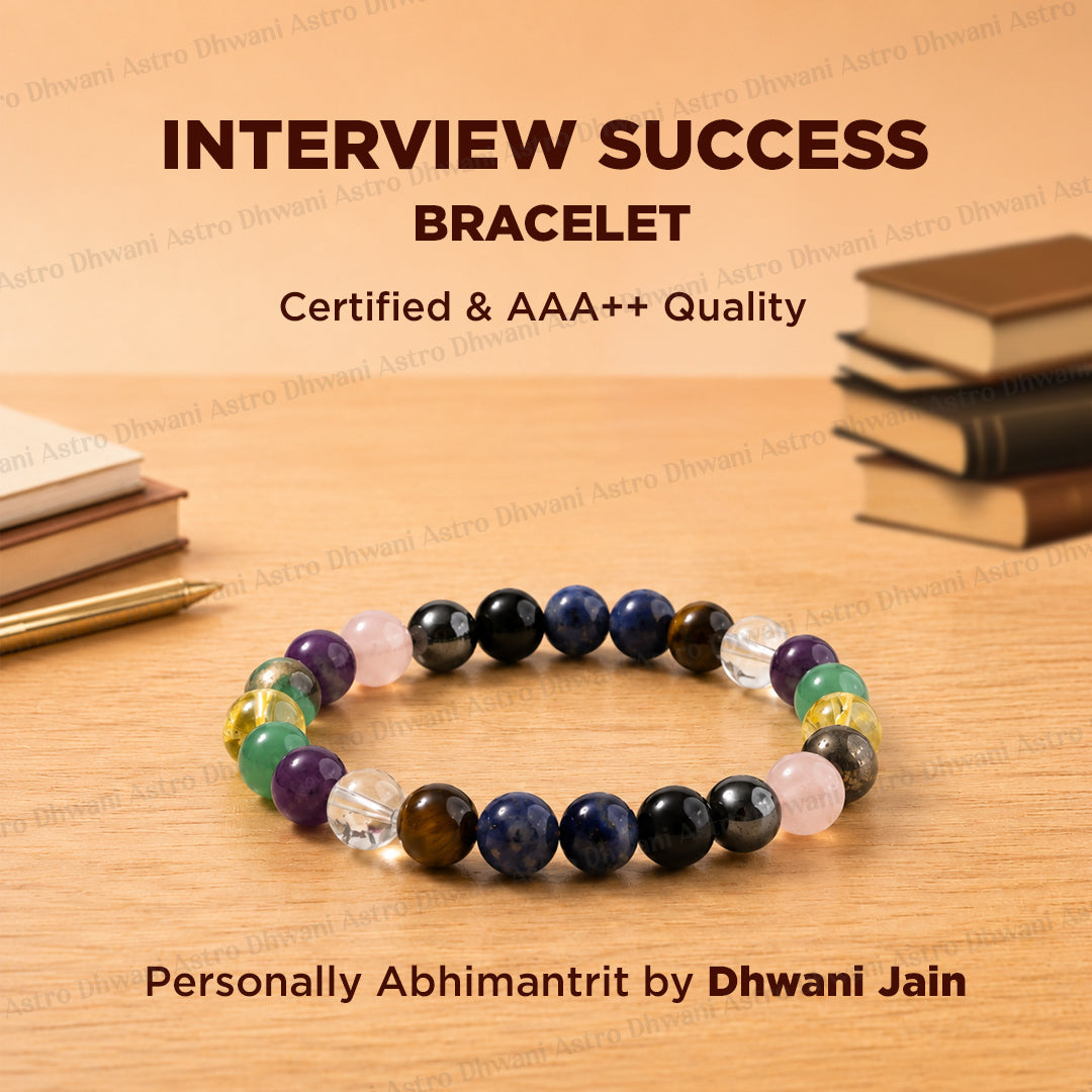 Interview success (Govt & Private Job) Bracelet - Abhimantrit & Certified