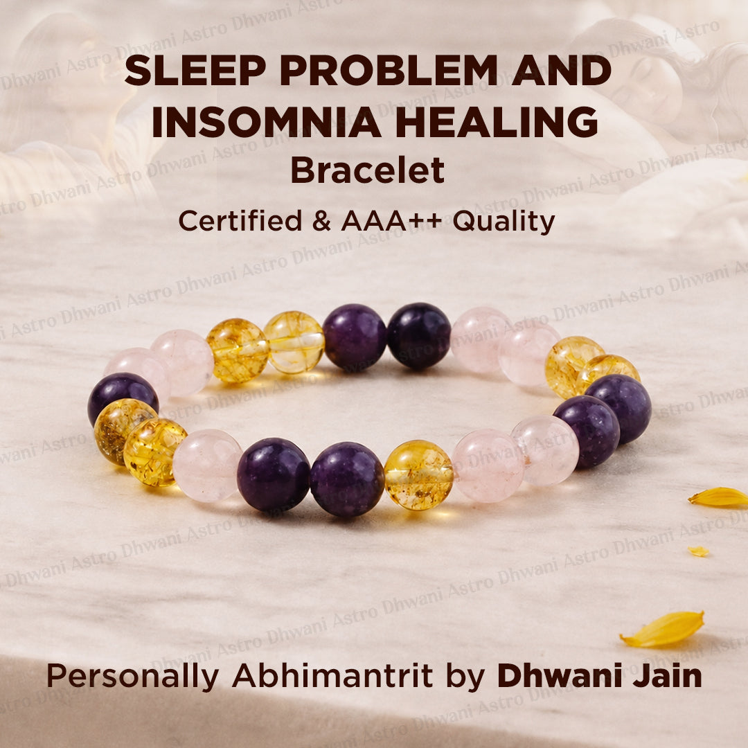 Sleeping Problem & Insomnia Healing Bracelet - Abhimantrit & Certified