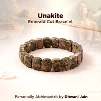 Unakite Emerald Cut Bracelet – Emotional Renewal & Growth Energy Wear