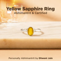 Yellow Sapphire Ring (Pokhraj): Strengthens Marriage and Relationships