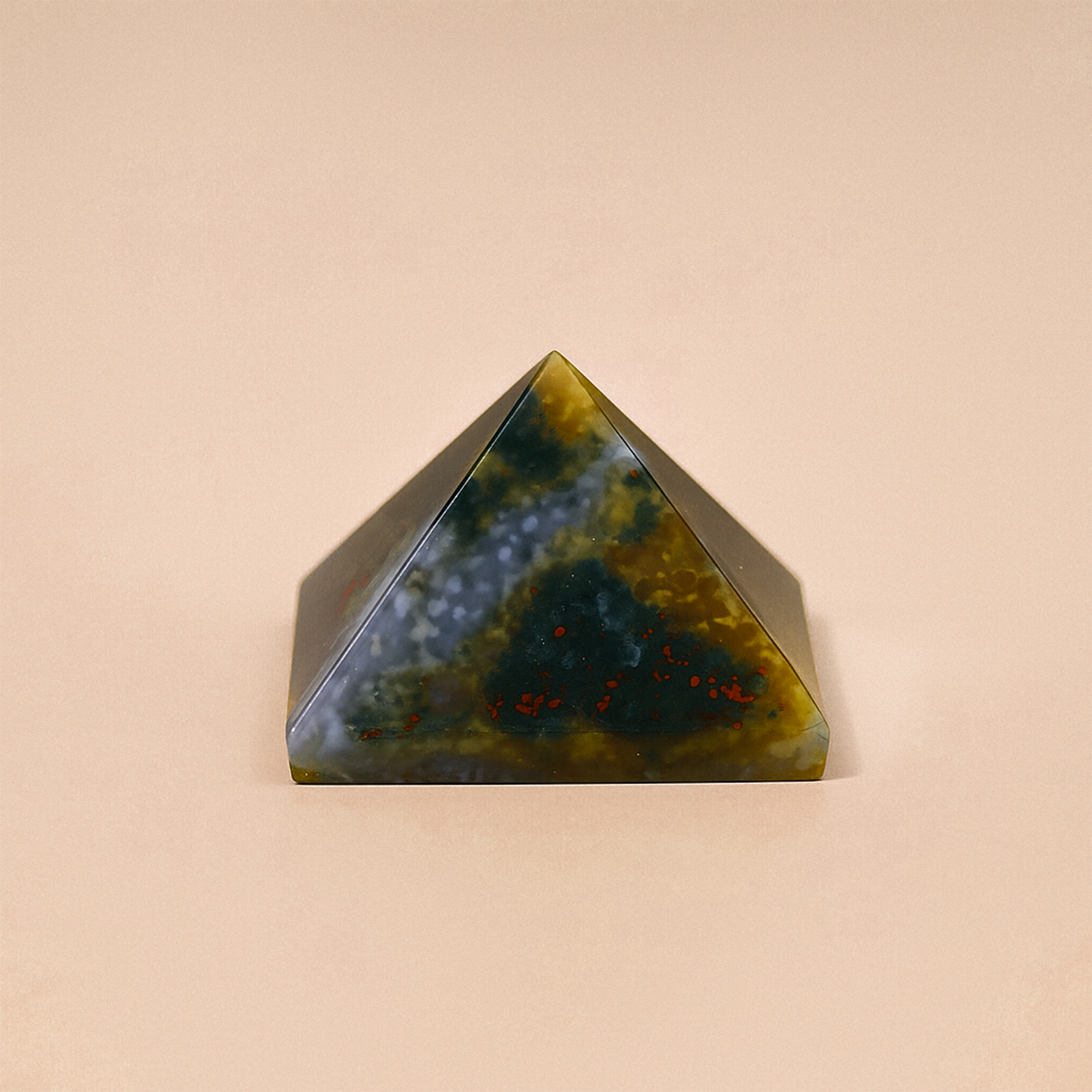 Green Agate Pyramid