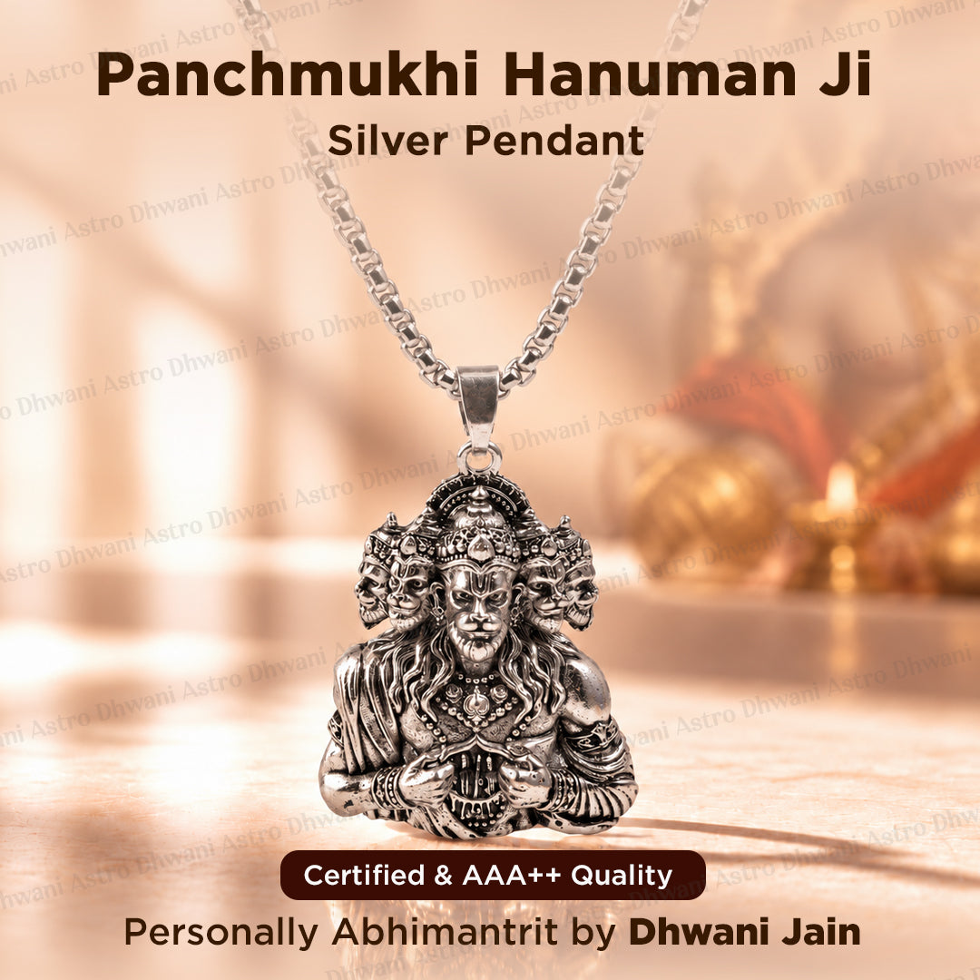 Panchmukhi Hanuman Ji  Pendant (Blessing & Protection)- Abhimantrit