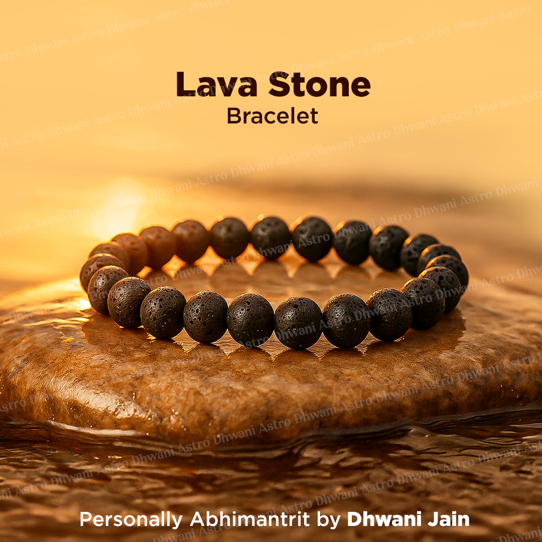 Lava Stone Bracelet - Grounding & Protection Energy Bracelet