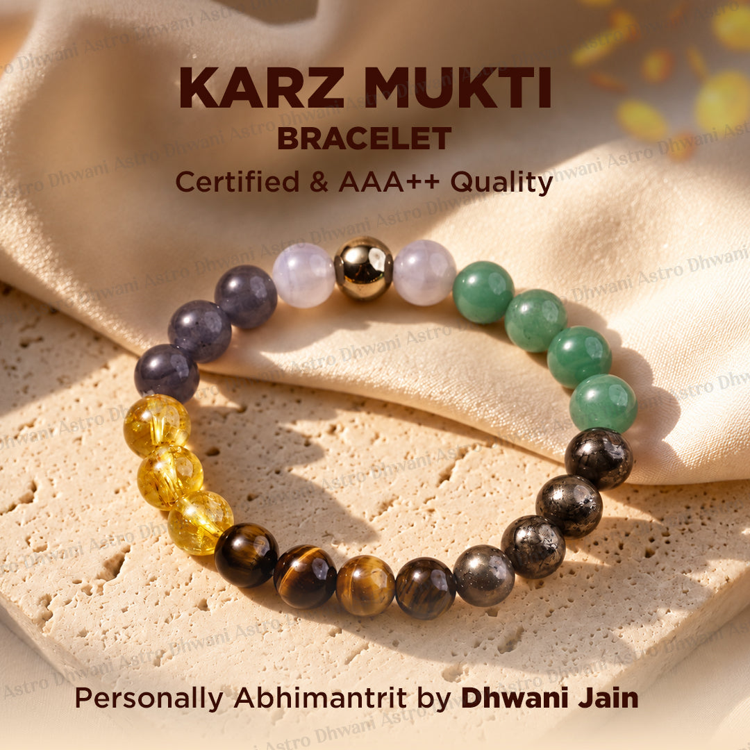 Karz Mukti Bracelet - Abhimantrit & Certified