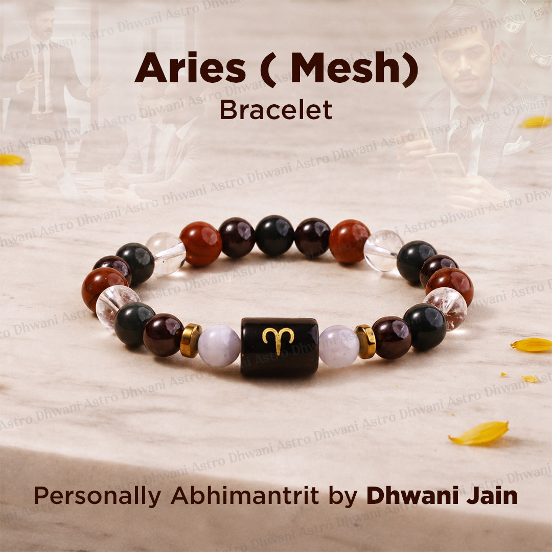 Aries (मेष राशि) Zodiac Sign Multi Stone Bracelets