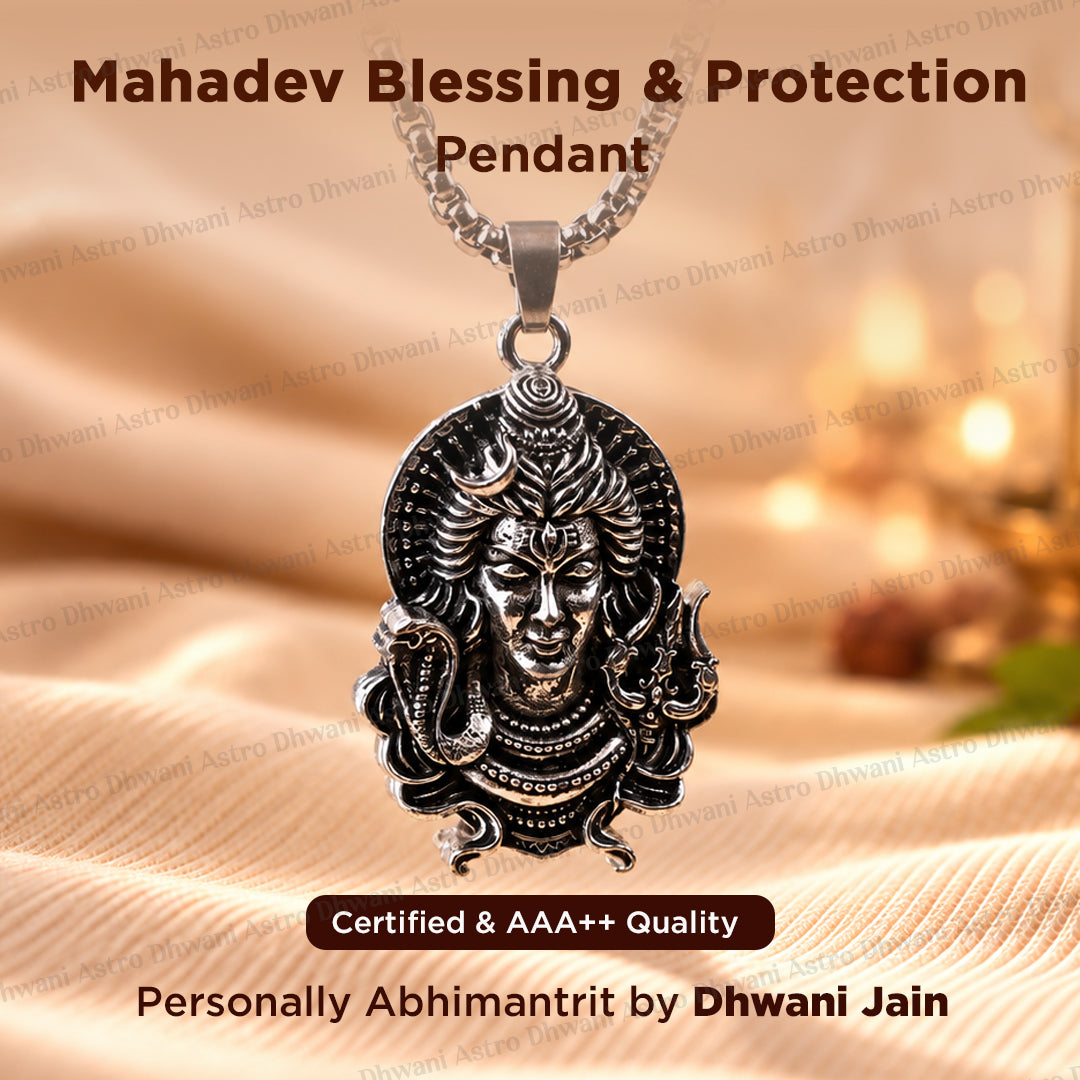 Mahadev Pendant (Blessing & Protection)- Abhimantrit