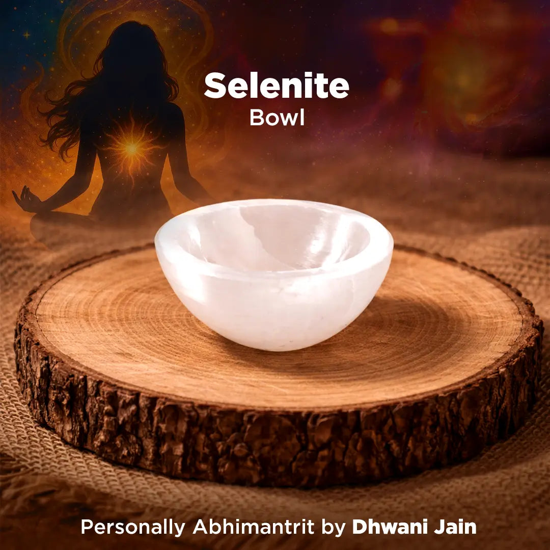Selenite Bowl - Abhimantrit