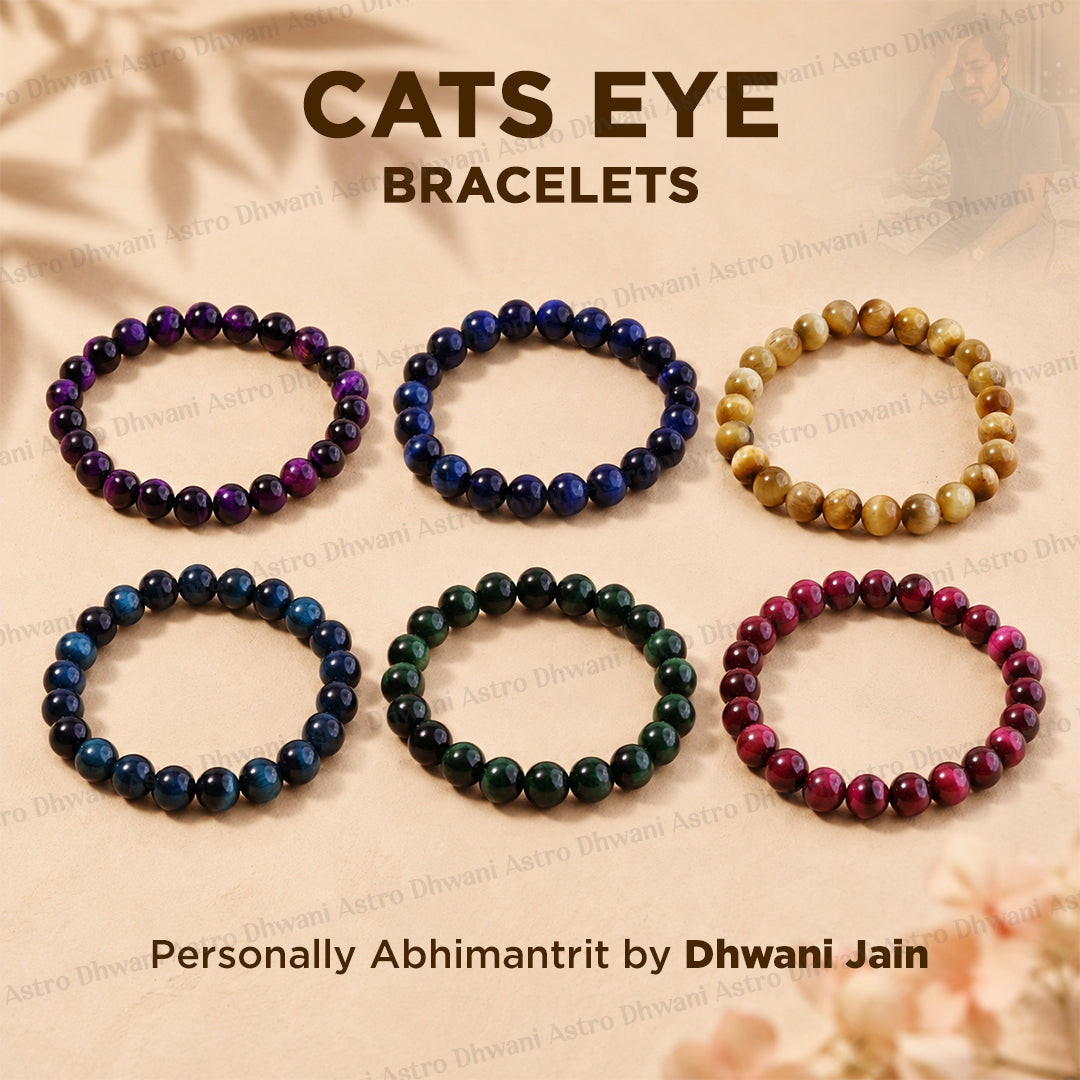 Natrual Cat's Eye Bracelets Healing Cystal Bracelet For Protection