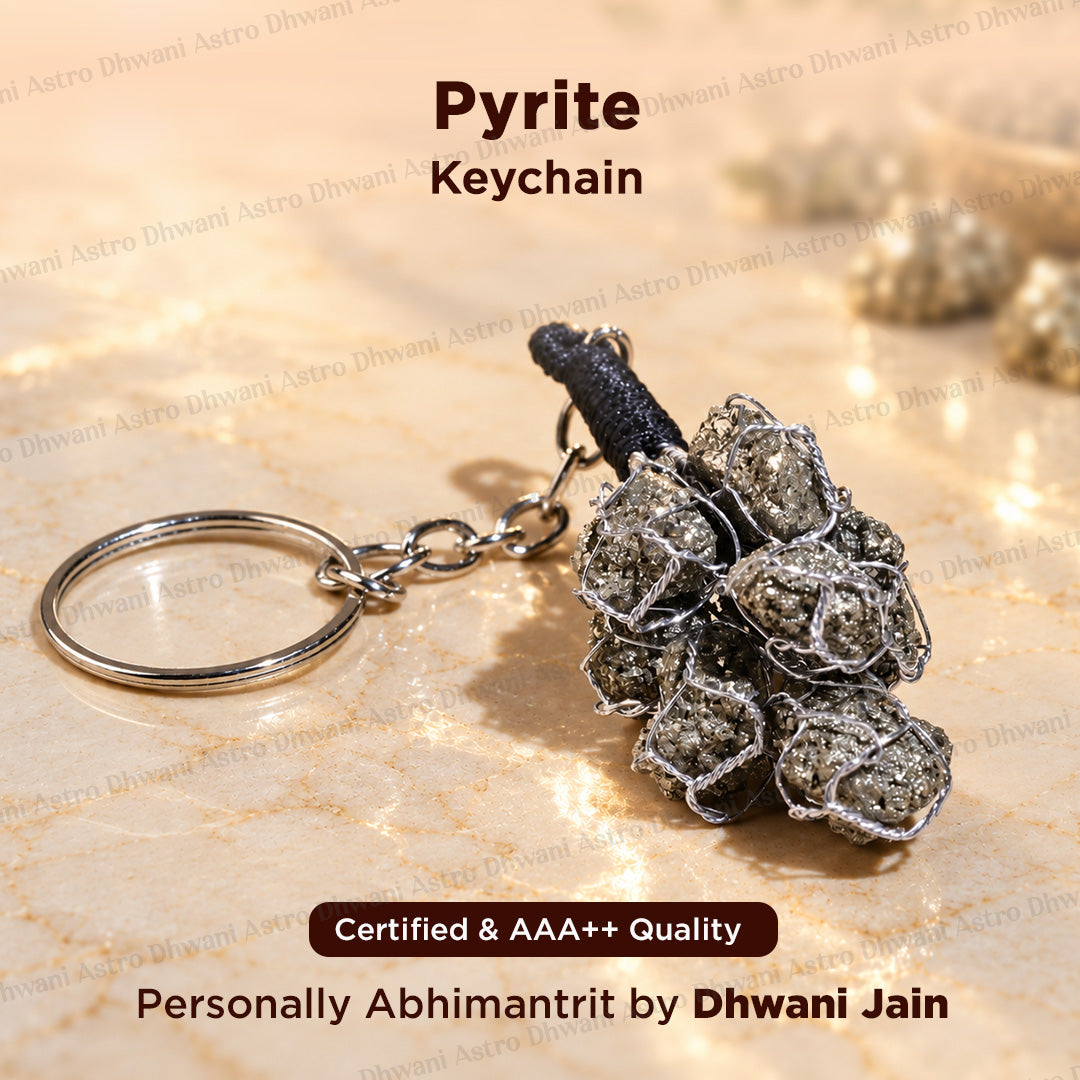 Pyrite Keychain - Abhimantrit