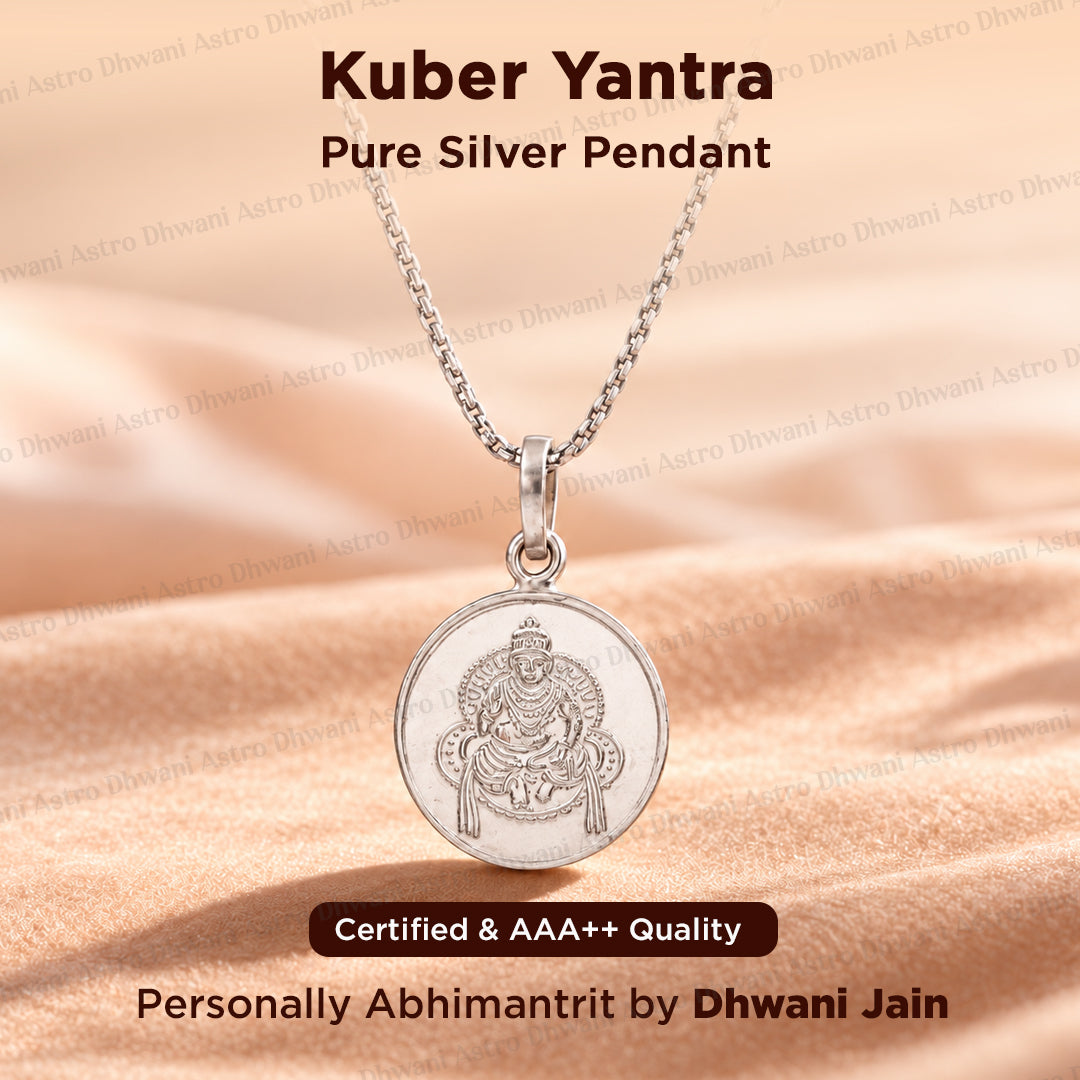 Kuber Yantra (Pure Silver) – Abhimantrit