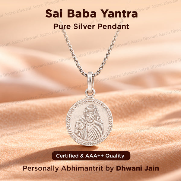Sai Baba Yantra (Pure Silver) – Abhimantrit