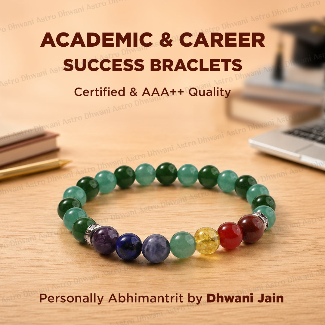 Academic & Career Success Bracelet - Abhimantrit & Certified