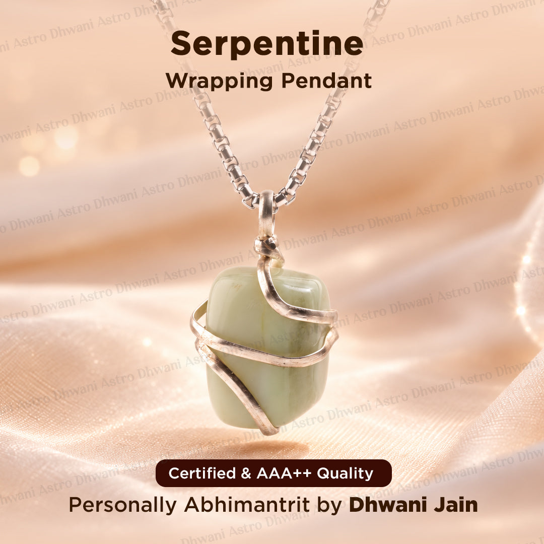 Serpentine Wrapping Pendant - Abhimantrit