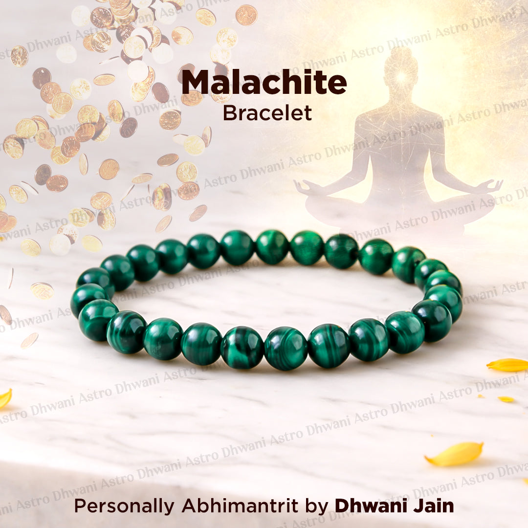 Malachites Bracelet - Abhimantrit & Certified