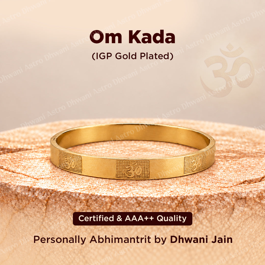 Om Kada (IGP Gold Plating) - Abhimantrit