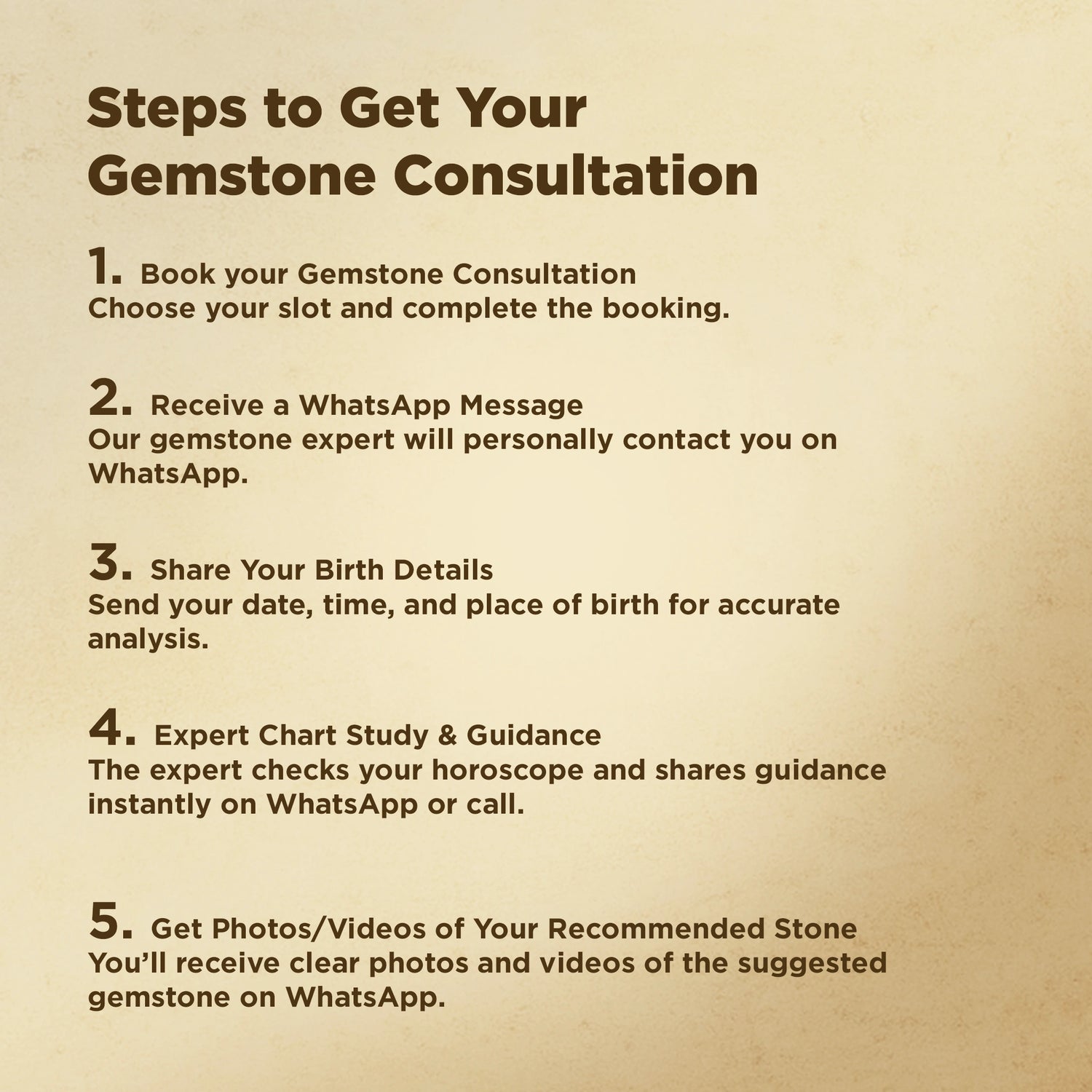 Gemstone Consultation