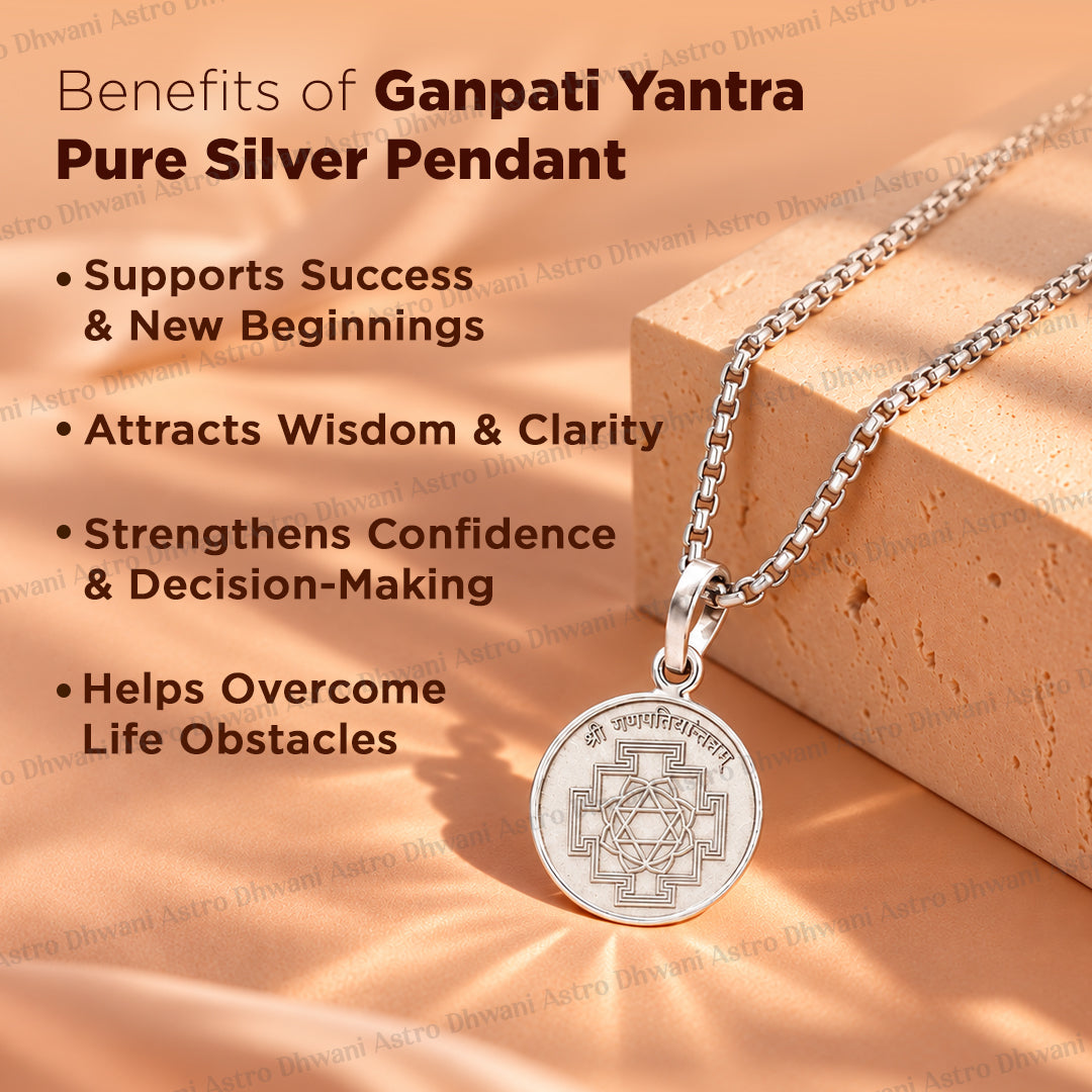 Ganpati Yantra (Pure Silver) – Abhimantrit