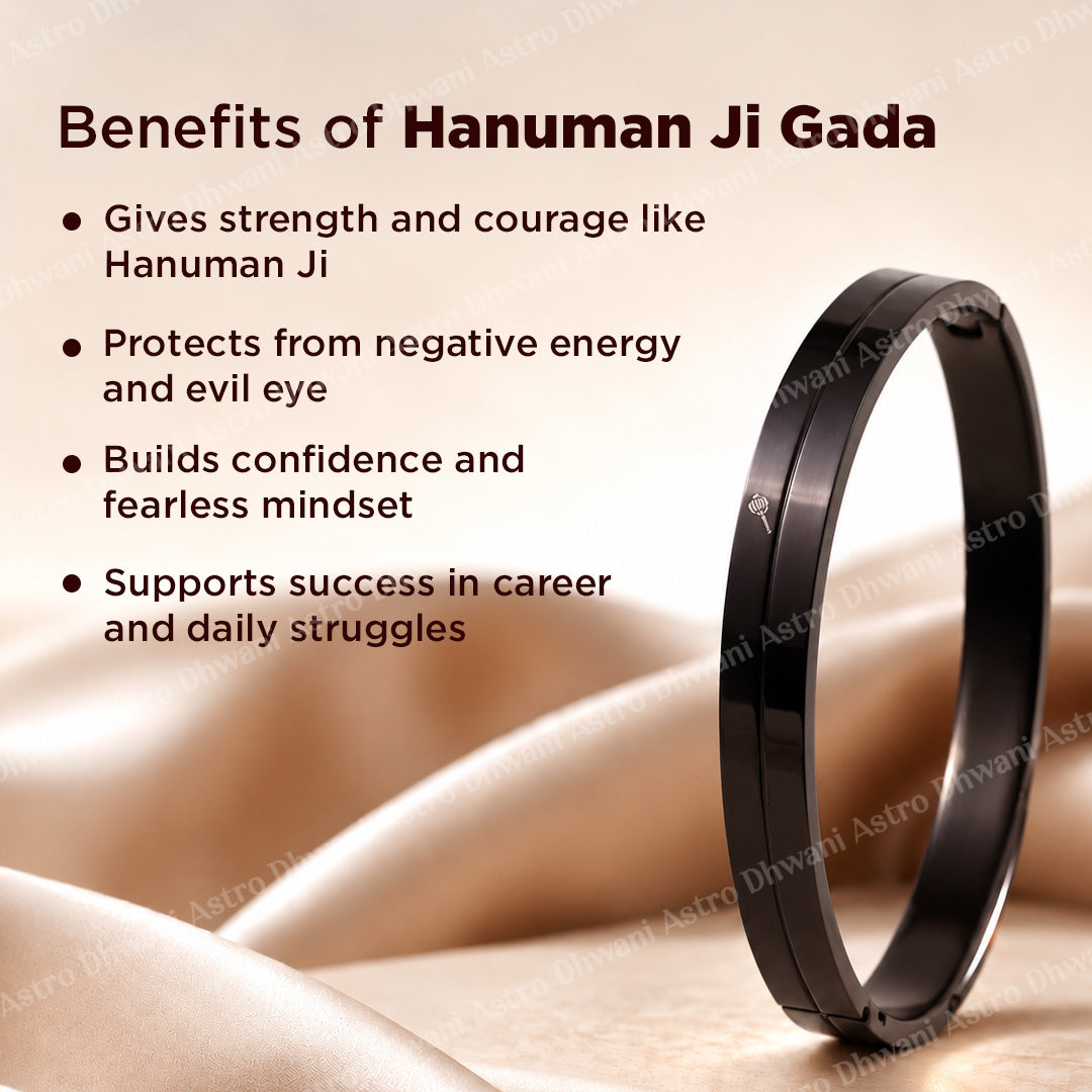 Hanuman Ji Gada Kada Igp silver Plated
