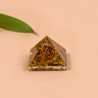 Tiger Eye Pyramid
