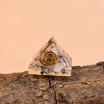 Moonstone Orgonite Pyramid