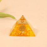 Yellow Citrine Pyramid