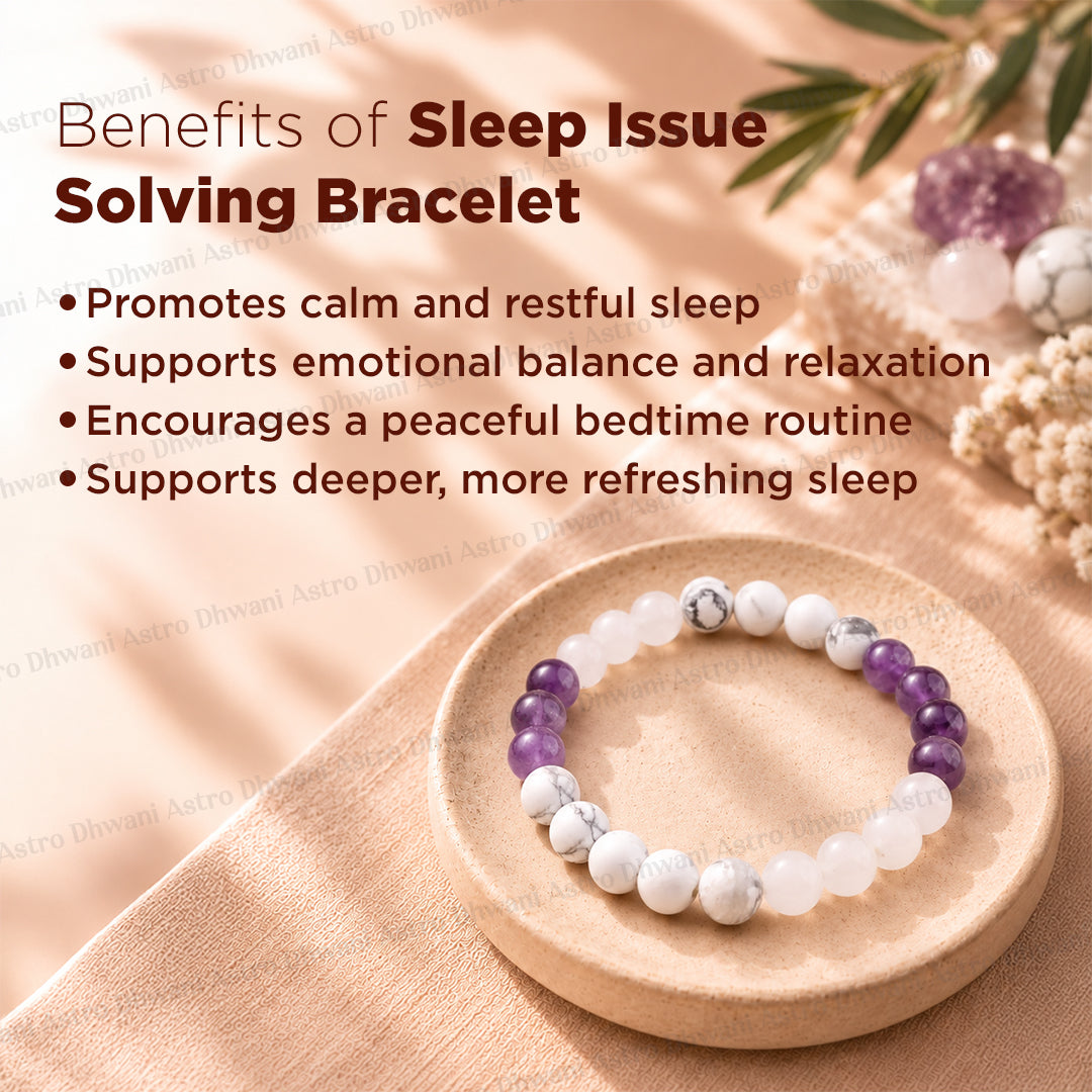 Sleep Issue Bracelet - Abhimantrit & Certified