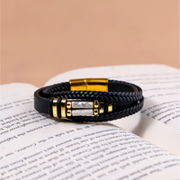 Howlite Leather Bracelet