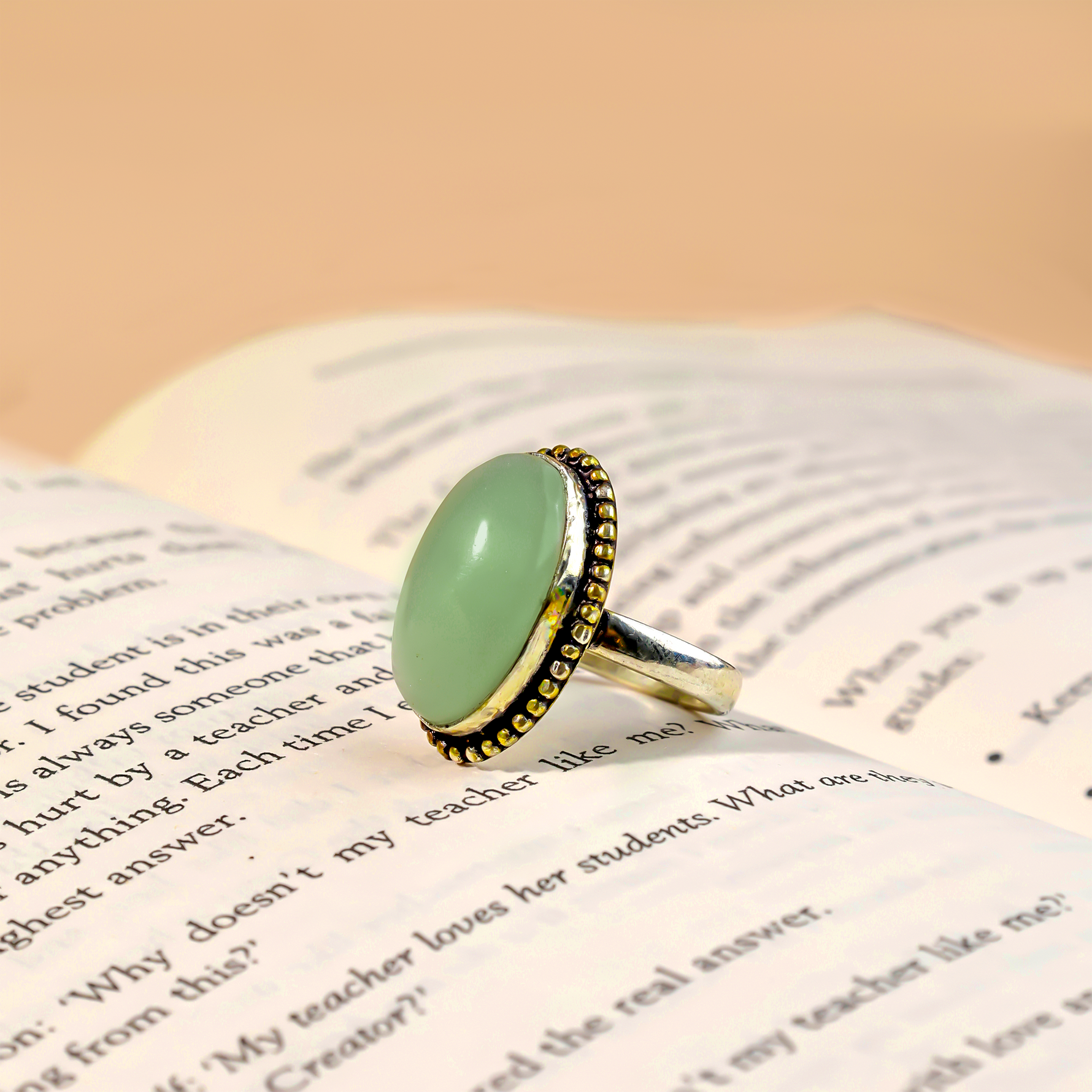 Green Aventurine Ring