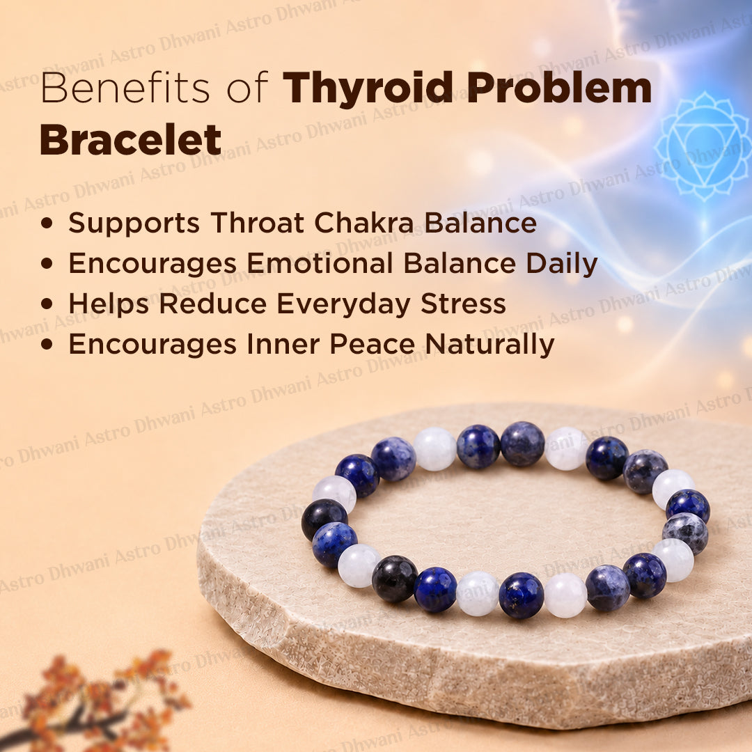 Thyroid Problem Bracelet - Abhimantrit & Certified