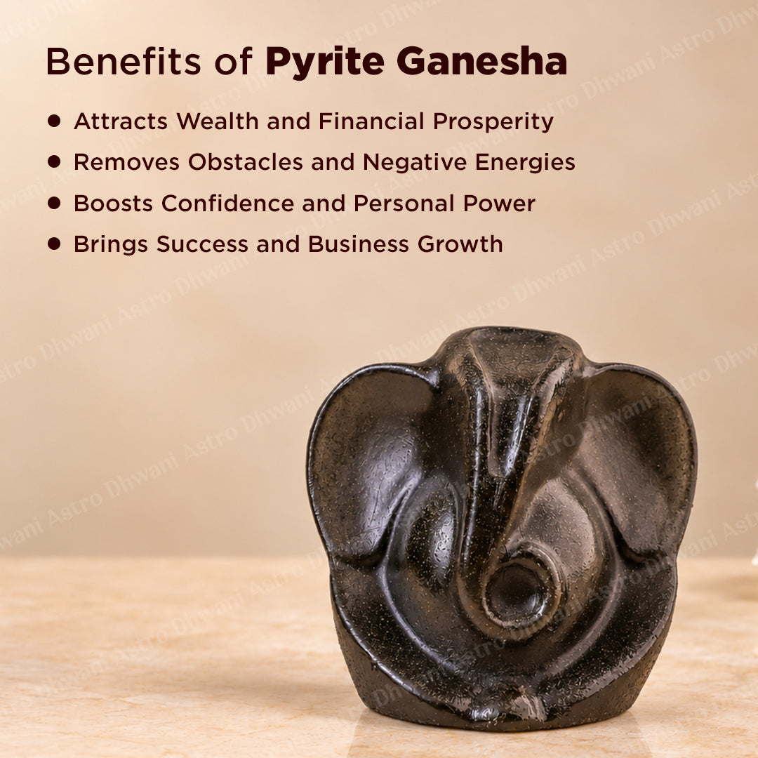 Pyrite Dust Ganesha Abhimantrit