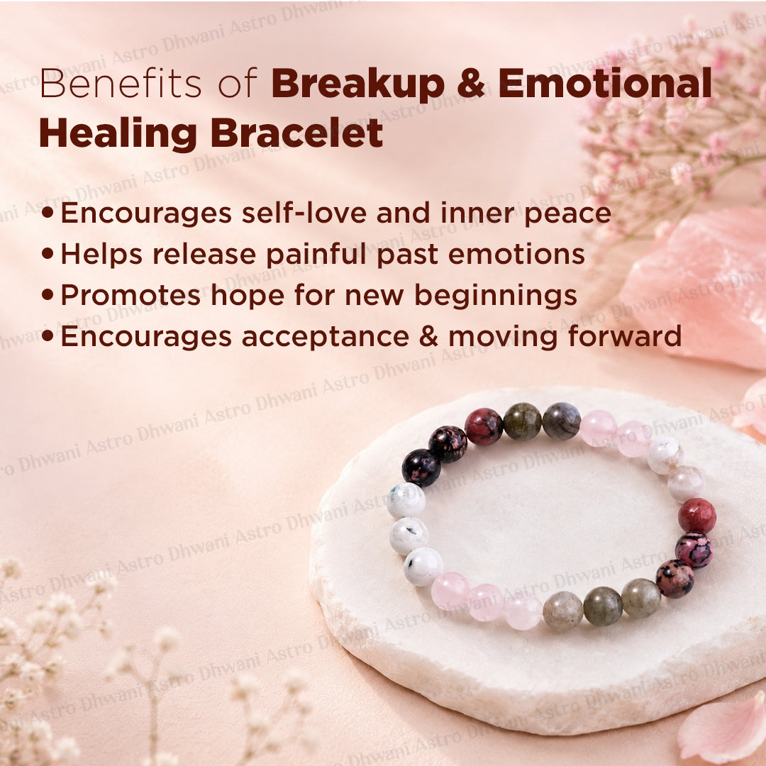 Breakup & Emotional Healing Bracelet - Abhimantrit & Certified