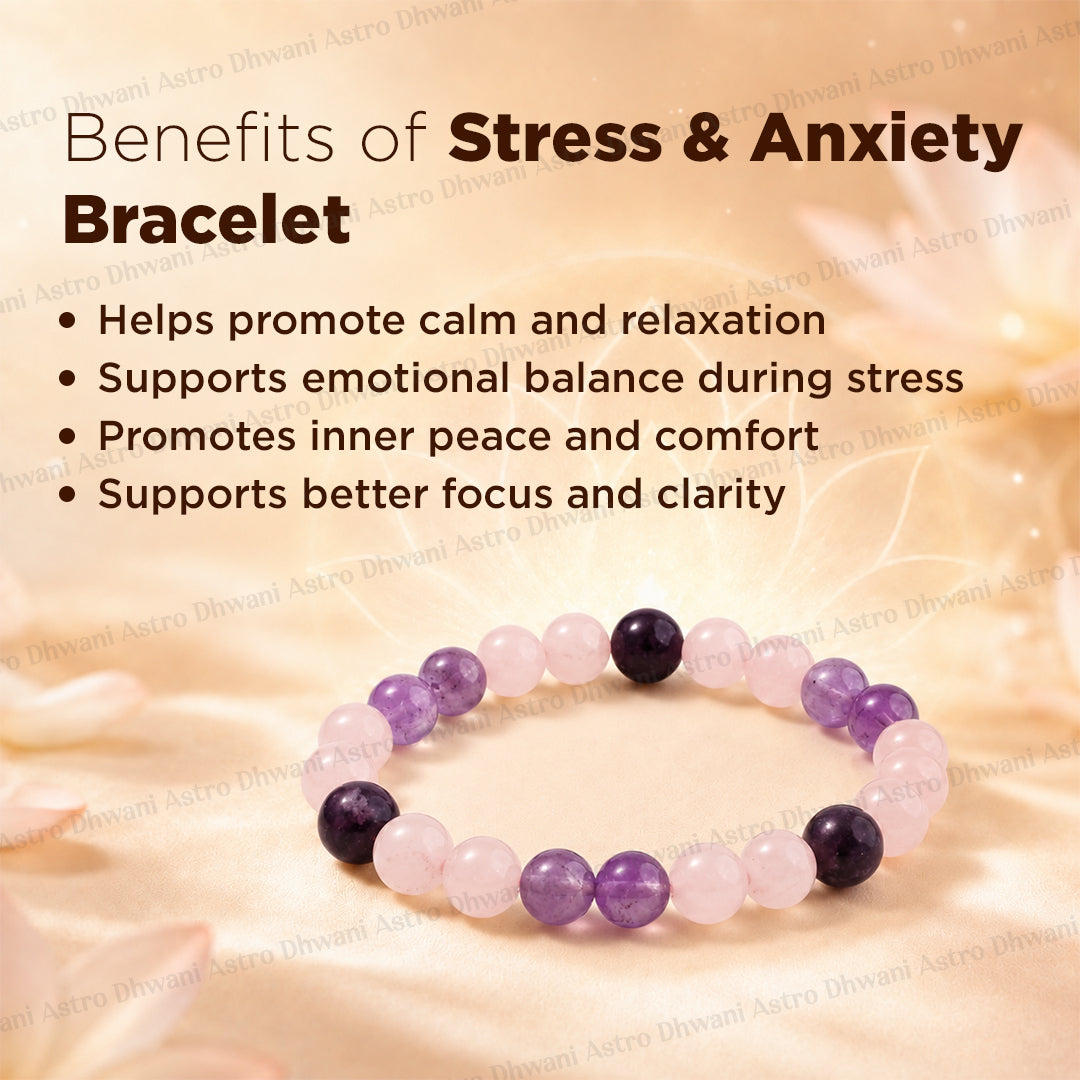Stress & Anxiety Bracelet - Abhimantrit & Certified
