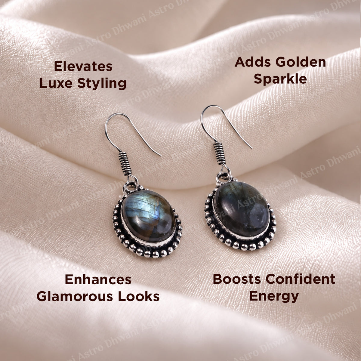 Labradorite Intuition Boost Earring - Abhimantrit
