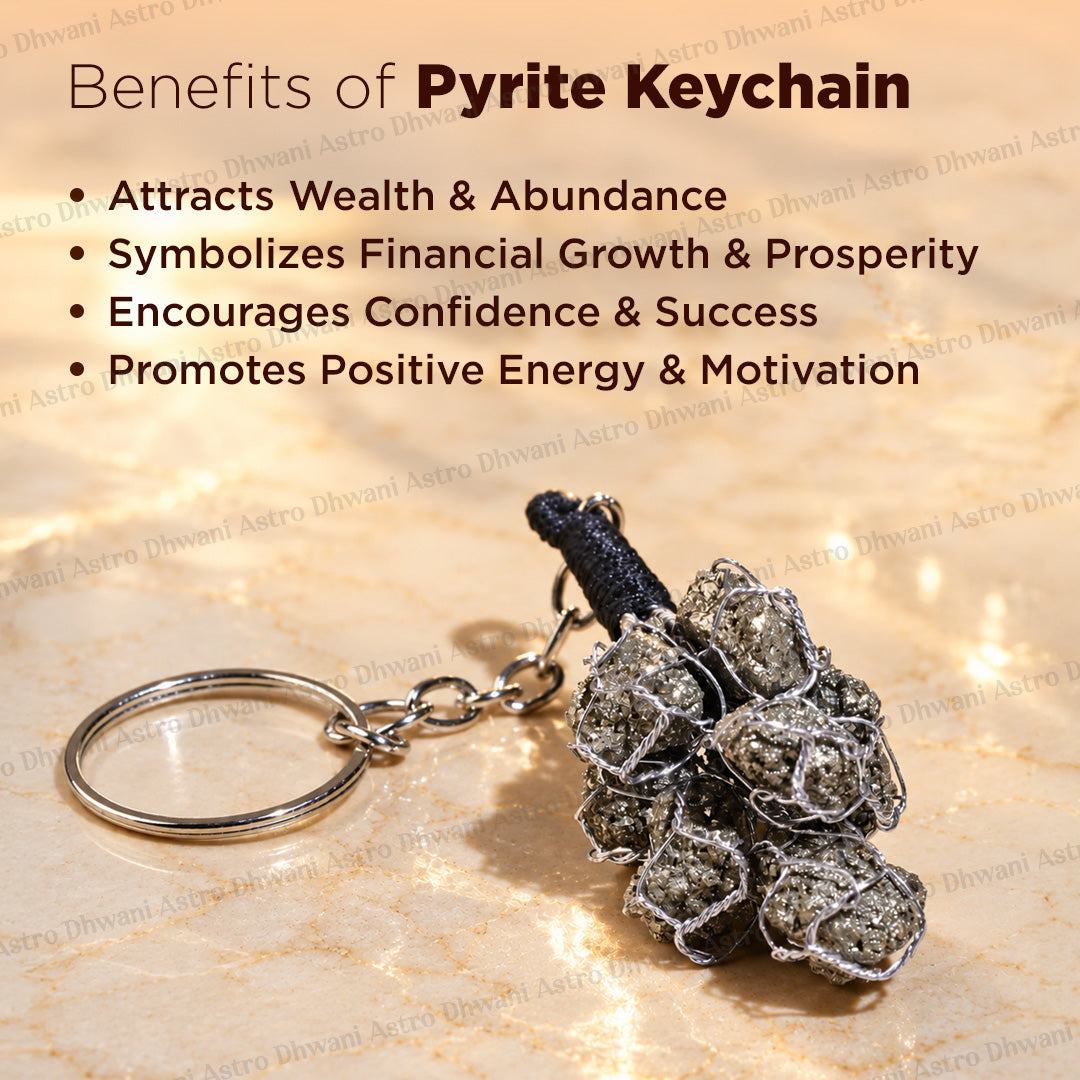Pyrite Keychain - Abhimantrit