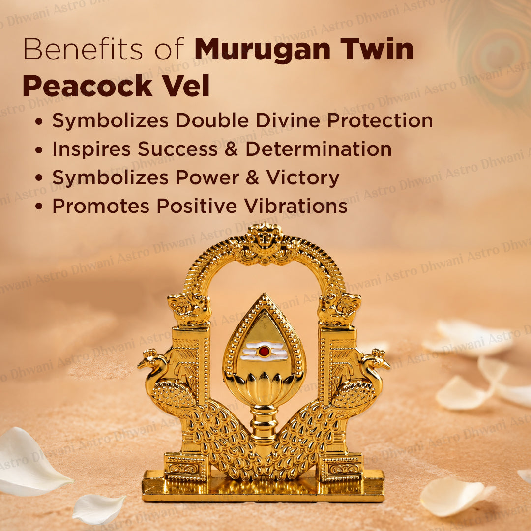 Murgan Twin Peacock Vel