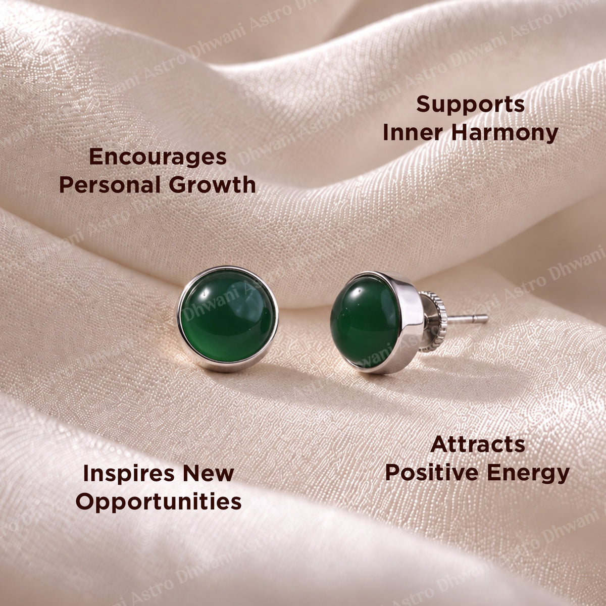 Green Gade Growth Earring - Abhimantrit