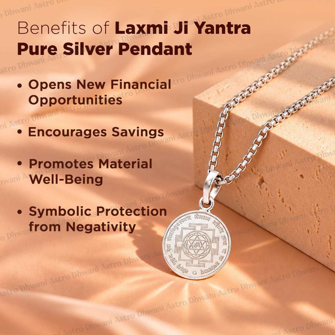 Laxmi Ji Yantra (Pure Silver) – Abhimantrit