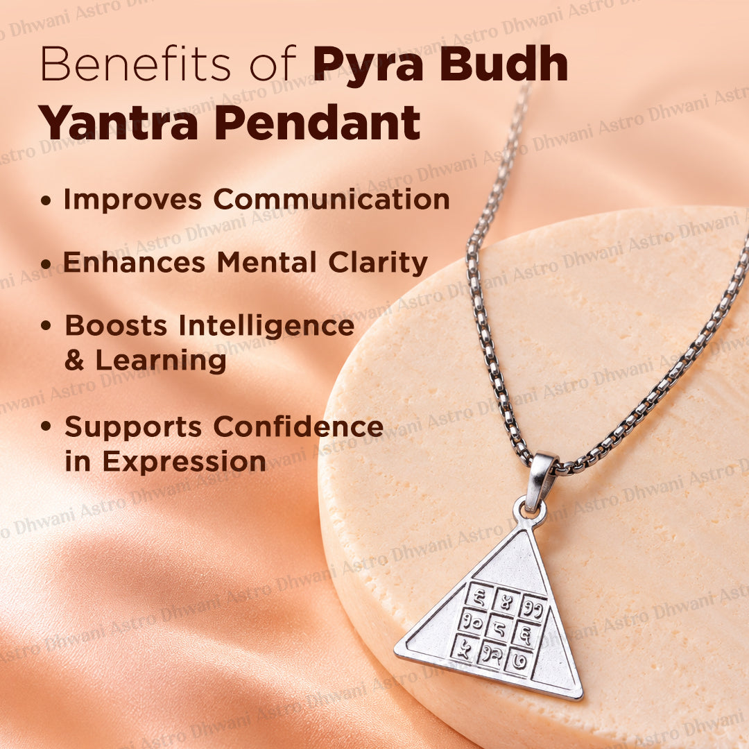 Pyra Budh Yantra Pendant