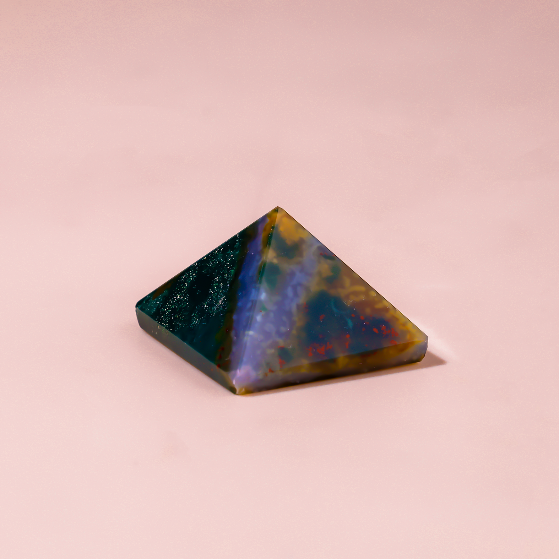 Green Agate Pyramid