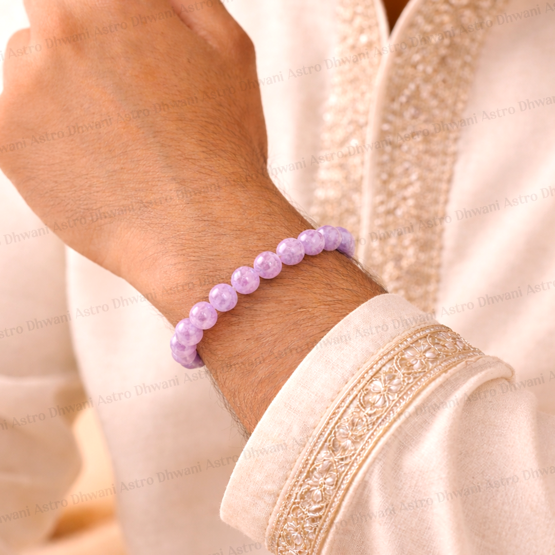 Kunzite Bracelet For Love Emotional Healing Inner Peace