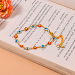 Blue Onxy Evil Eye Anklets