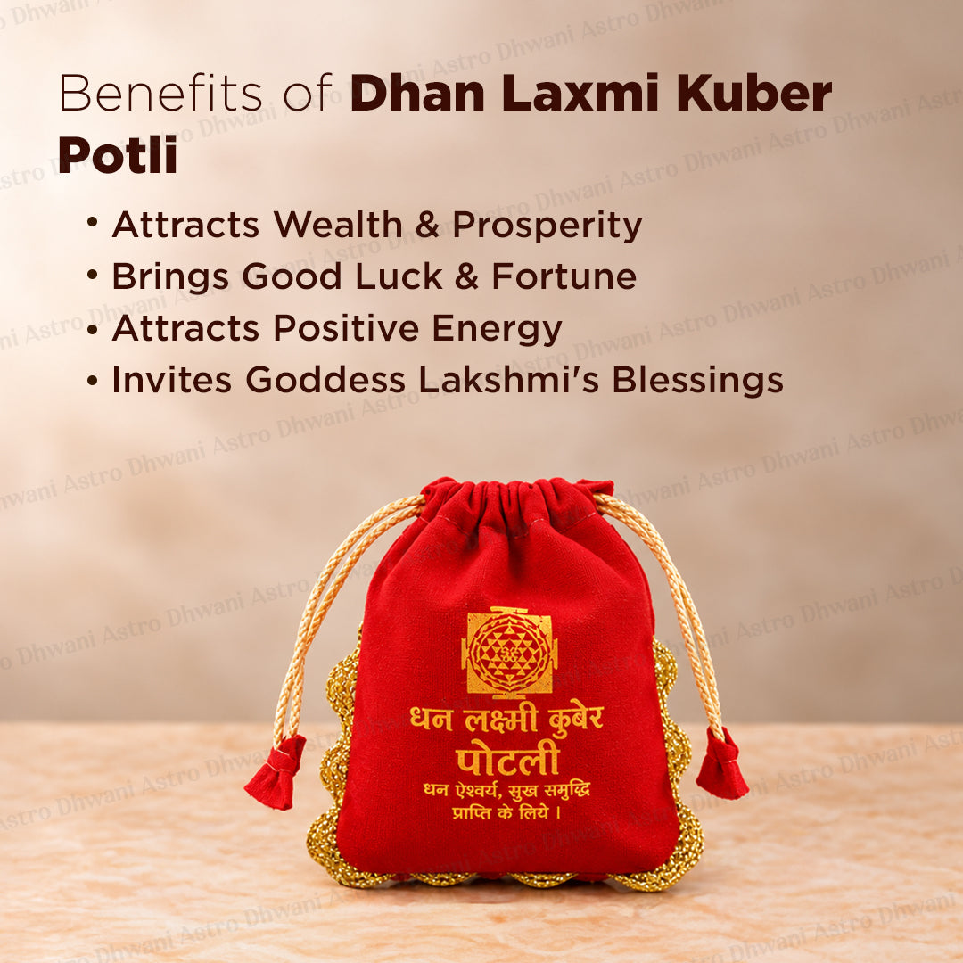Laxmi kuber  Potli for Wealth & Prosperity