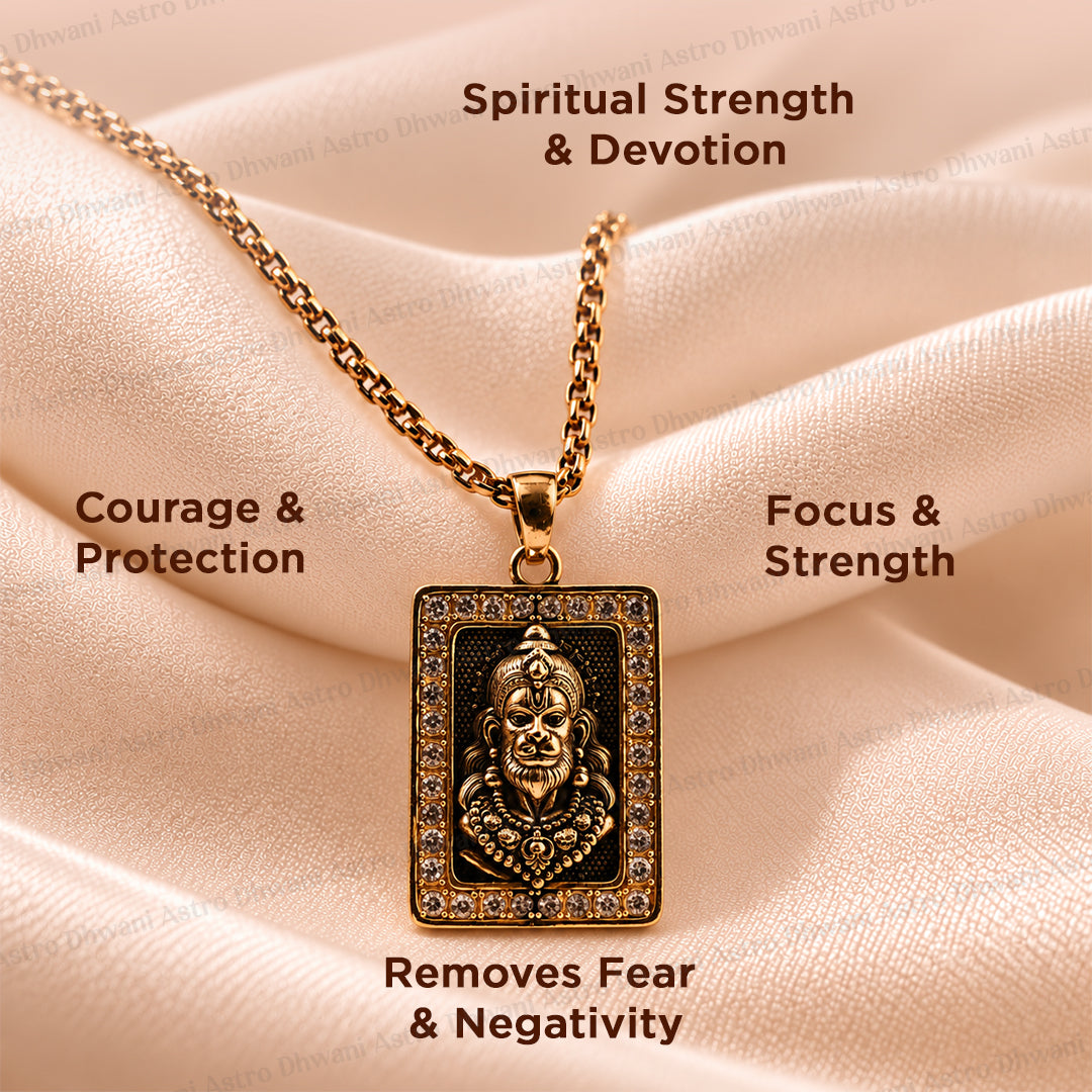 Ram Bhakt Hanuman Pendant (Blessing & Protection) - Abhimantrit