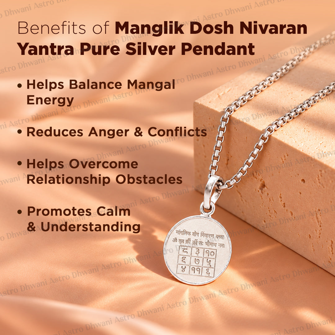 Maglik Dosh Nivaran Yantra (Pure Silver) – Abhimantrit