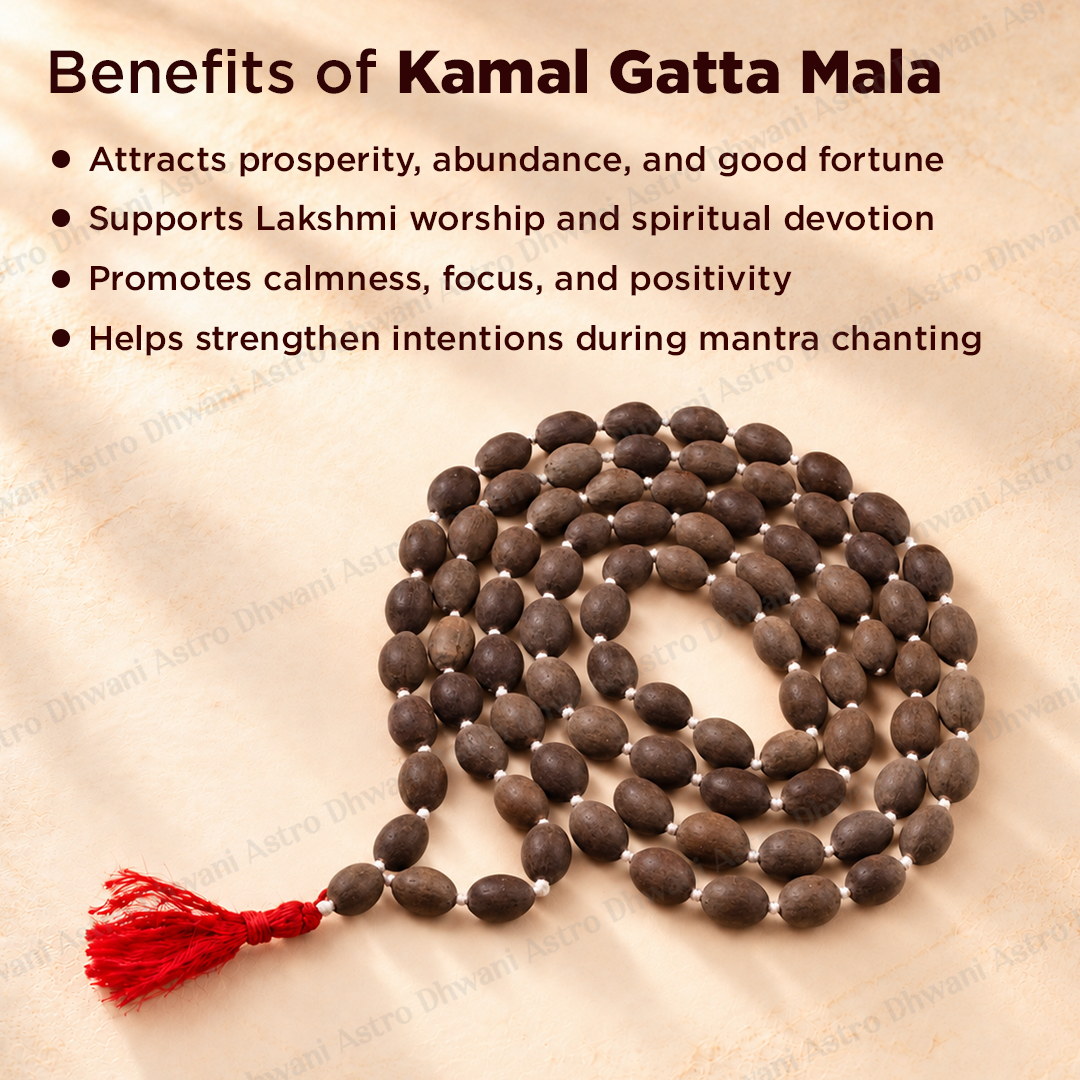 Kamalgata Mala – Abhimantrit & Certified