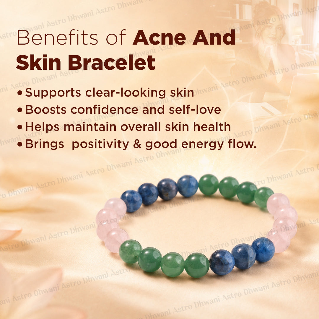 Acne & Skin Bracelet - Abhimantrit & Certified
