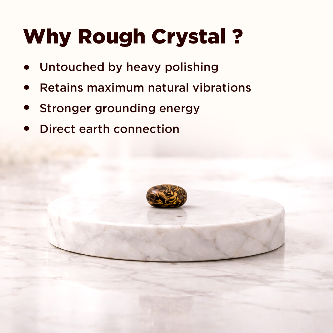 Mahe Mariyam Rough Stone - Abhimantrit & Certified