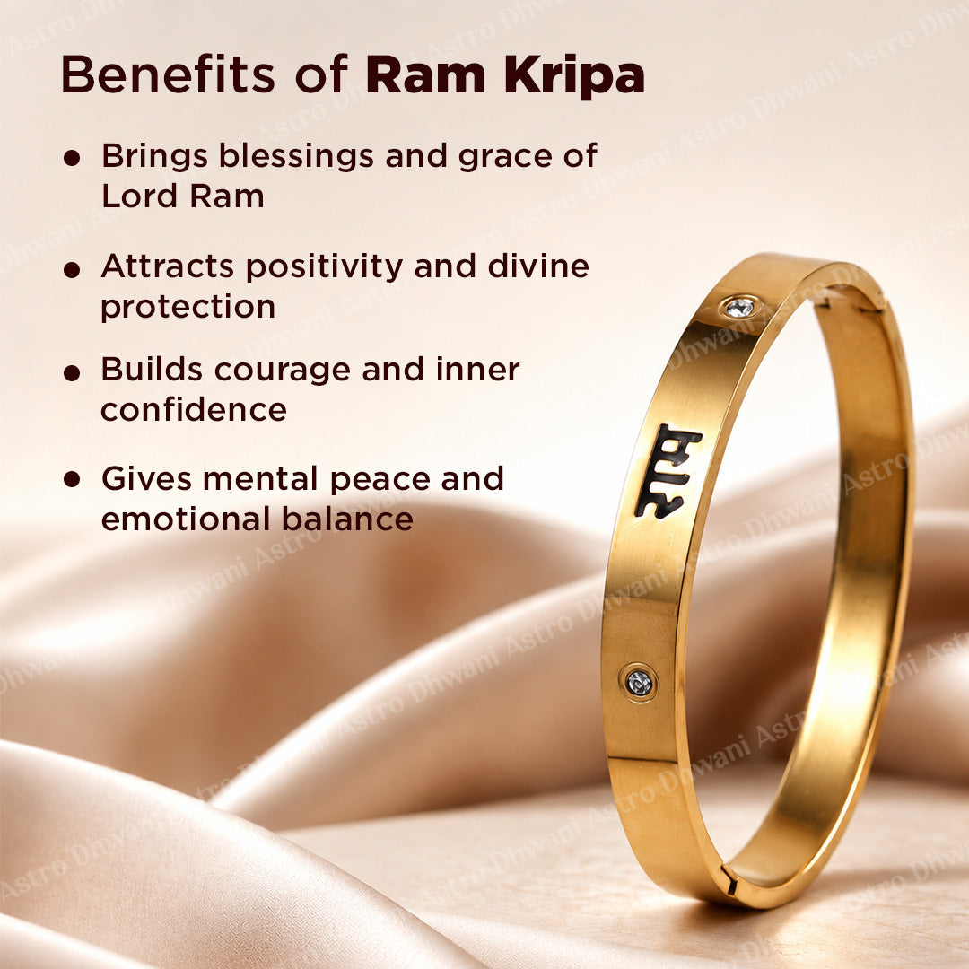 Ram Kripa Kada (IGP Gold Plating) – Abhimantrit