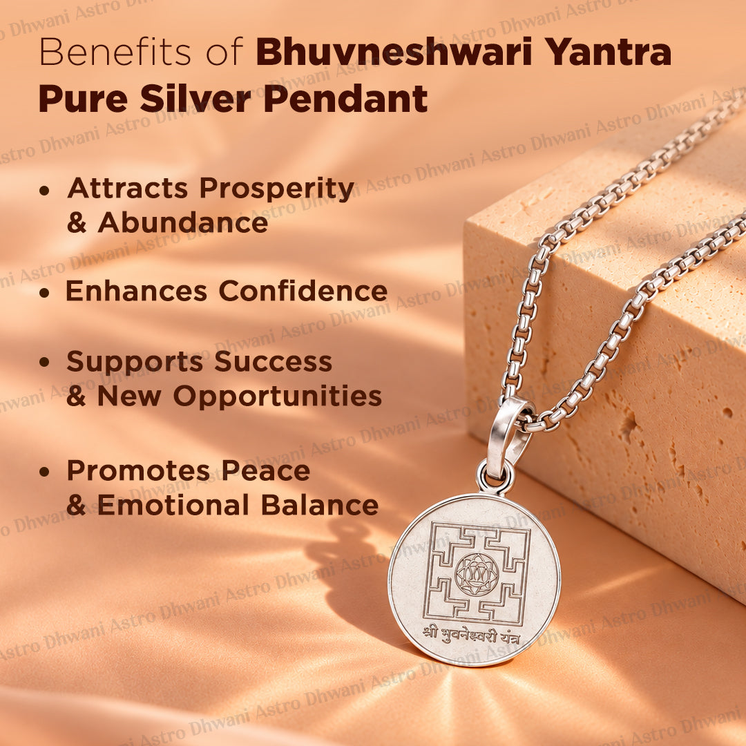 Bhuvneshwari Yantra (Pure Silver) – Abhimantrit